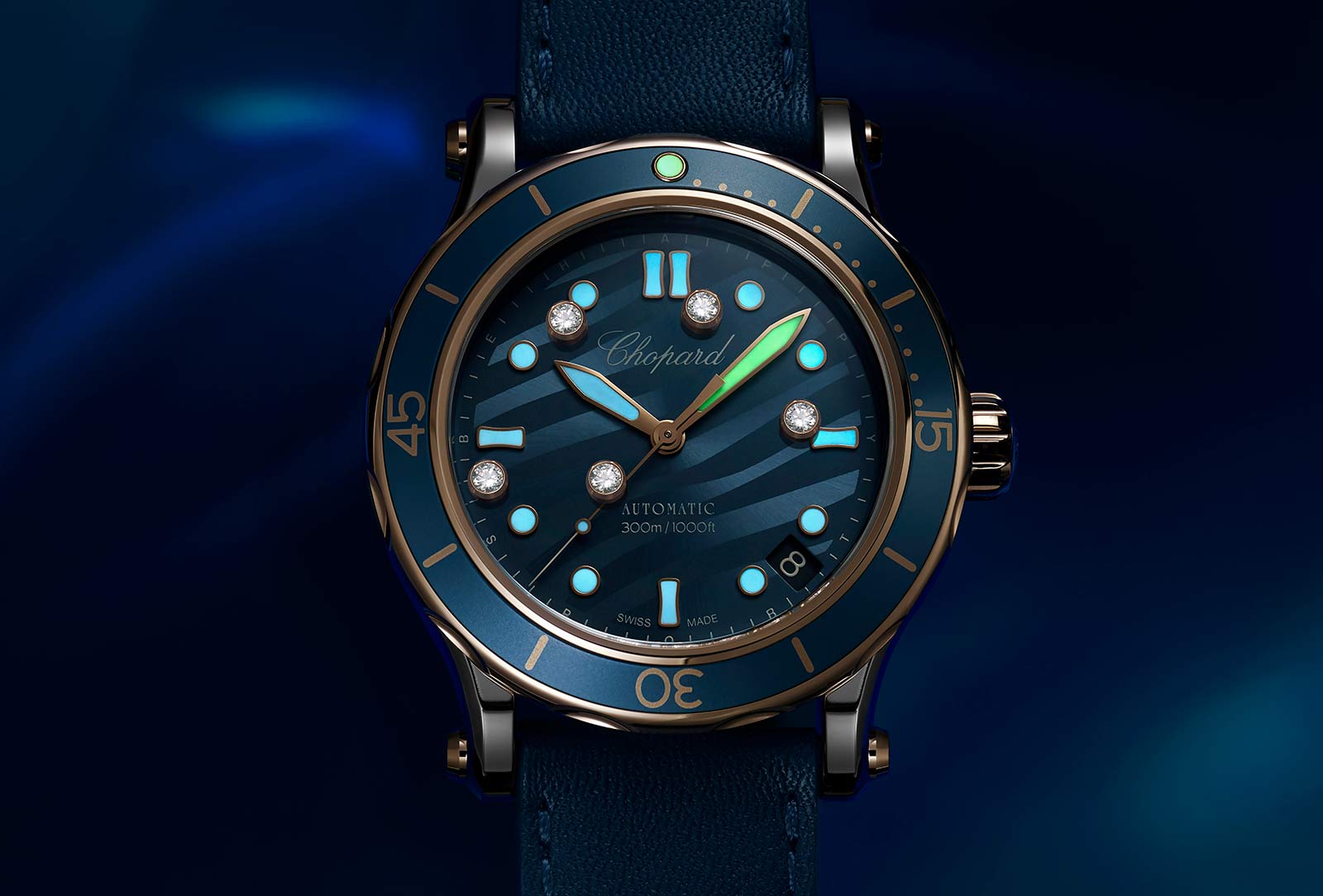 CHOPARD HAPPY OCEAN with bitcoin on bitdials