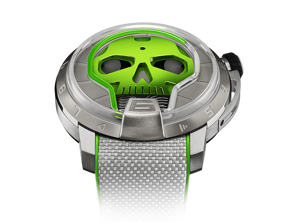 Buy original HYT Skull 48.8 Green S48-TT-35-GF-RA with Bitcoins!