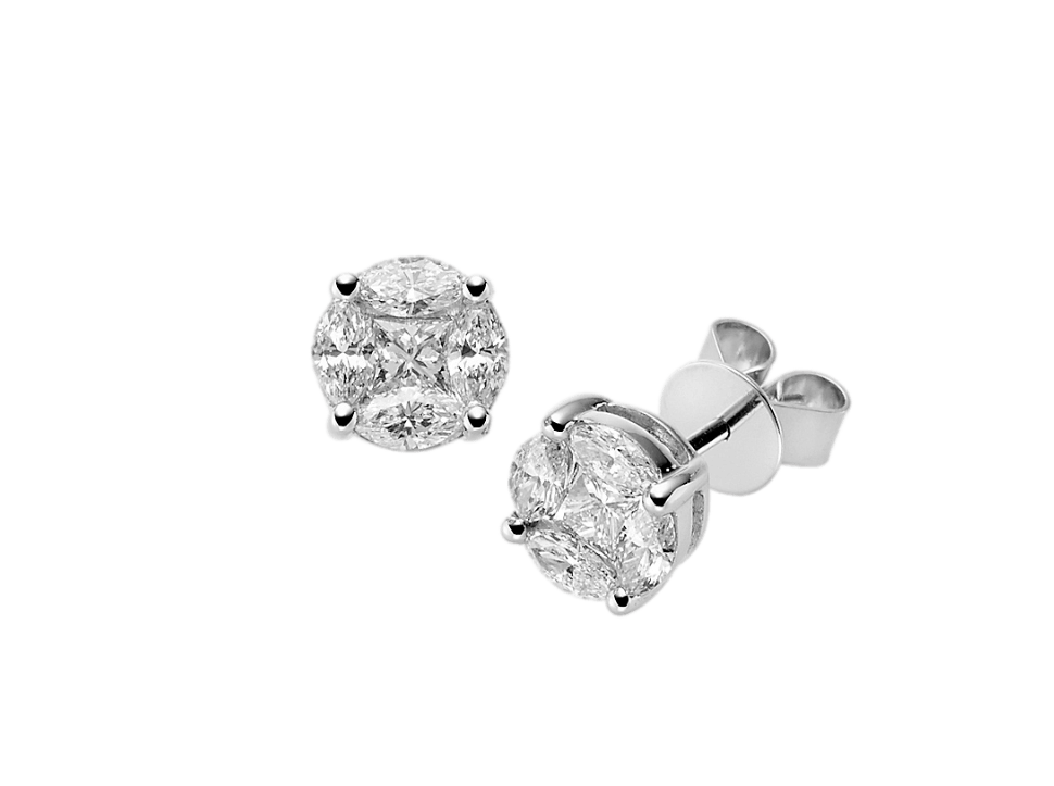 Buy original Jewelry Stoess Diamonds 1886 EAR PINS 610264010011 with Bitcoins!