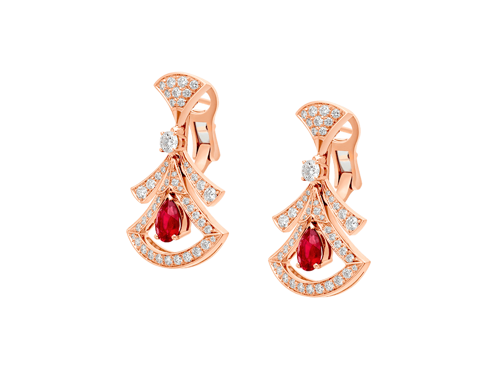 Buy original Jewelry Bvlgari Divas' Dream Earrings 356954 with Bitcoins!