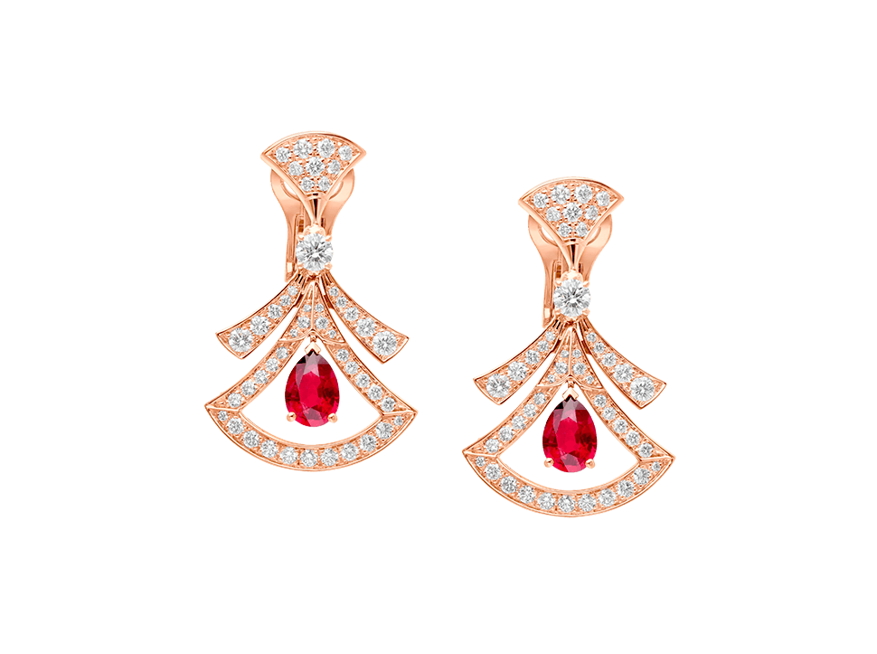 Buy original Jewelry Bvlgari Divas' Dream Earrings 356954 with Bitcoins!