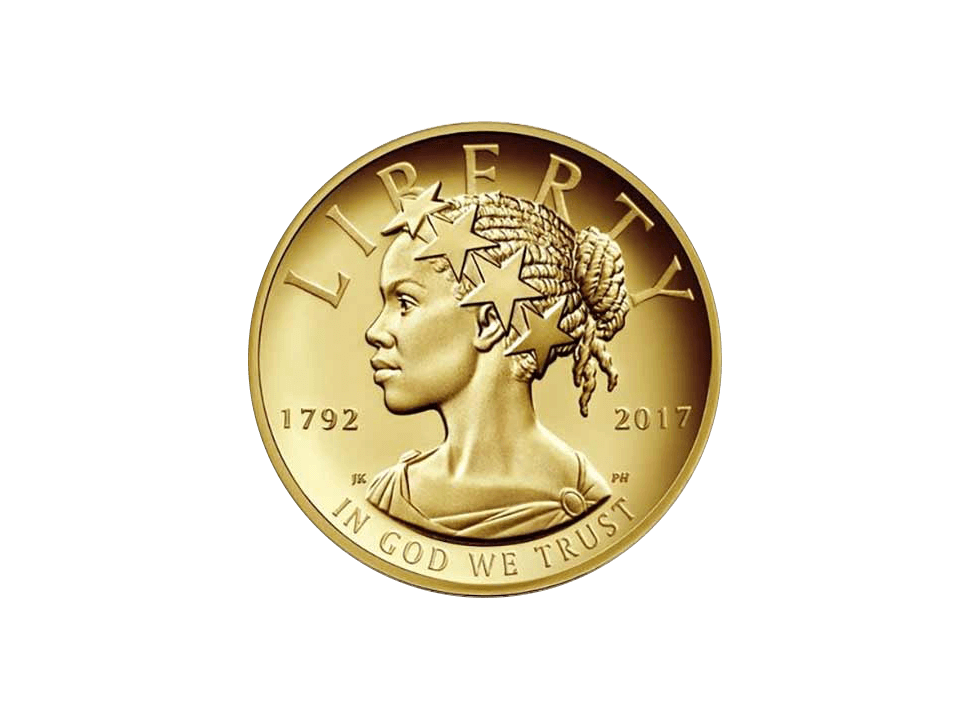Buy original gold coins USA 1 oz American Lady Liberty 2017 with Bitcoin!