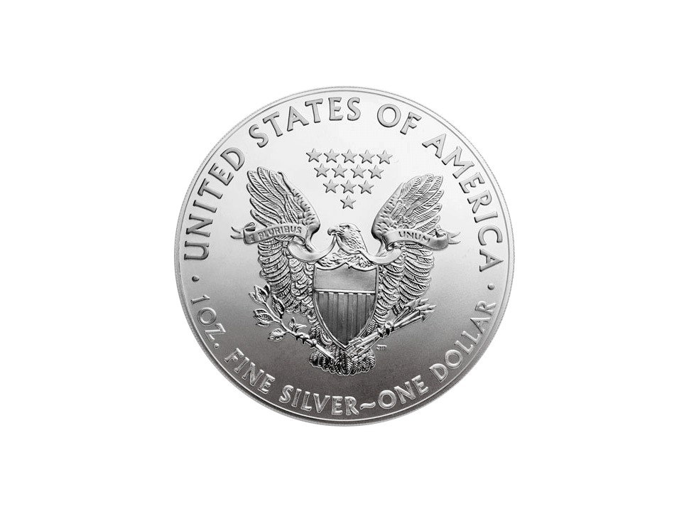 Buy original silver coins 1 oz American Eagle 2019 Silver with Bitcoin!