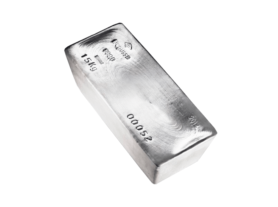  BitDials | Buy original Degussa Silver Bar (casted) 15000 g with Bitcoins!
