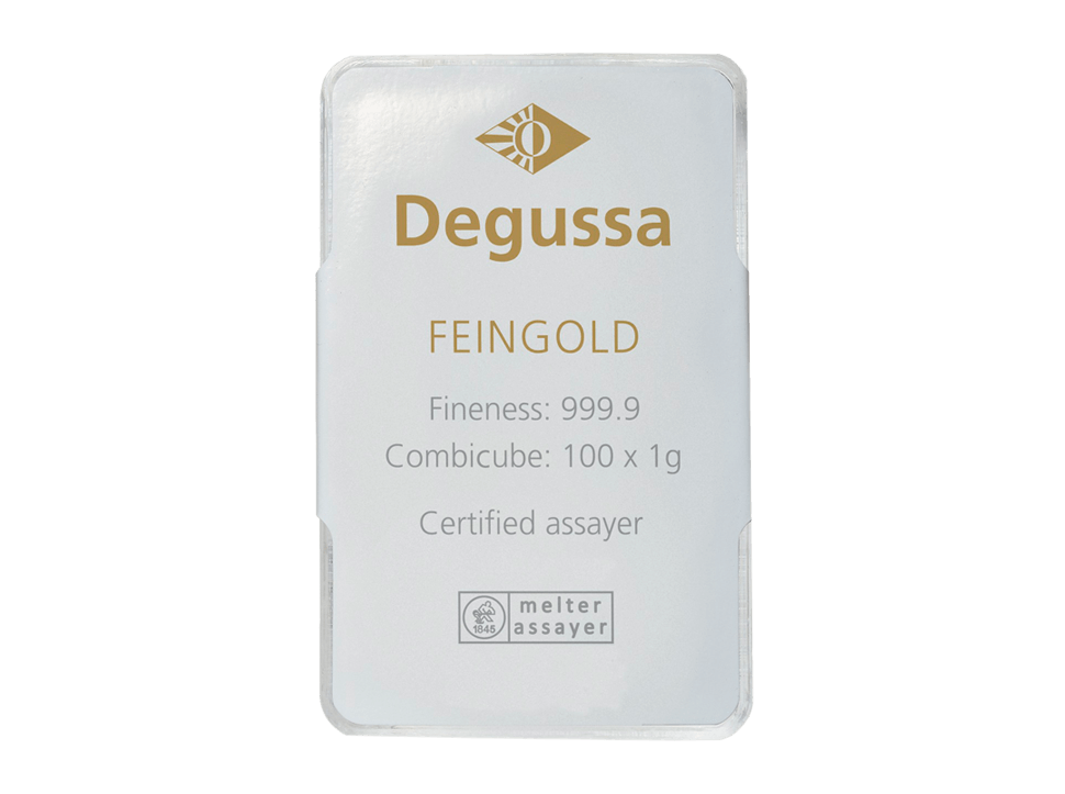  BitDials | Buy original Degussa Gold Bar (minted) 4 x 100 gram with Bitcoins!