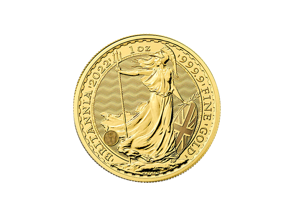Buy original gold coins Great Britain 1 oz Britannia 2022 Gold with Bitcoin!