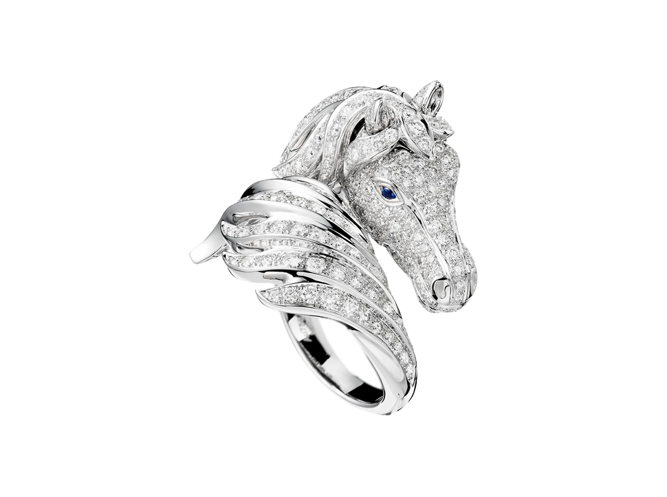 Buy original Boucheron Pegase Ring with Bitcoin!