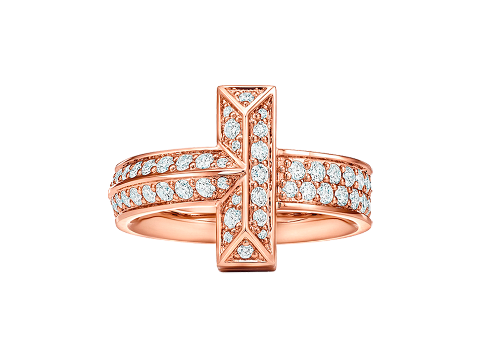 Buy original Jewelry Tiffany T Ring GRP11299 with Bitcoins!