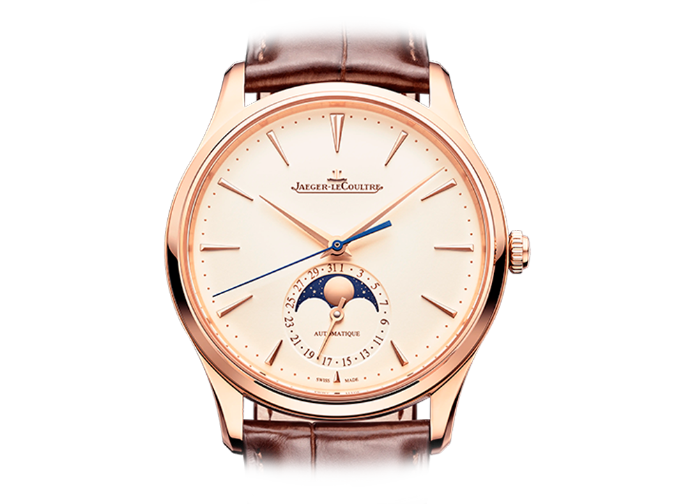 Buy original Jager LeCoultre  Master Ultra Thin Moon with Bitcoin!